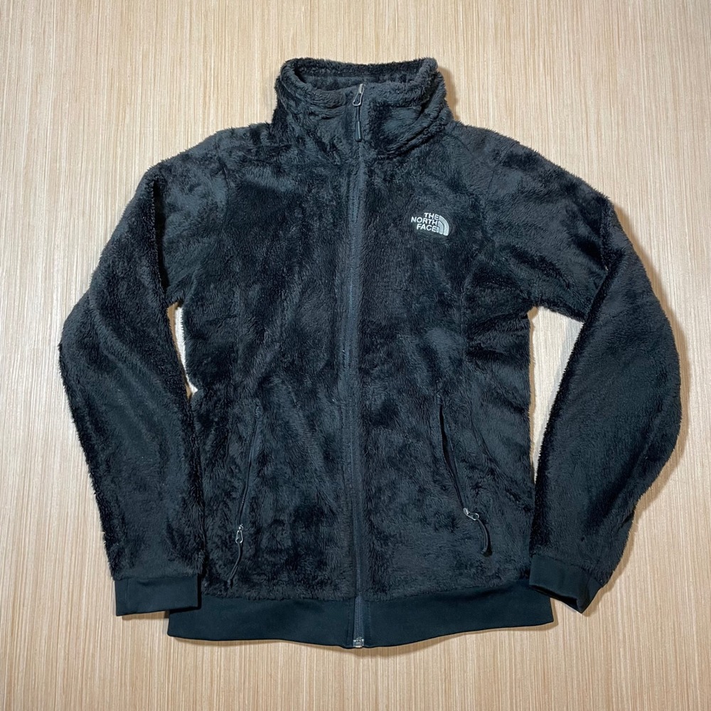 The North Face Osito Jacket Womens XS Black Full Zip Fuzzy Fleece Coat